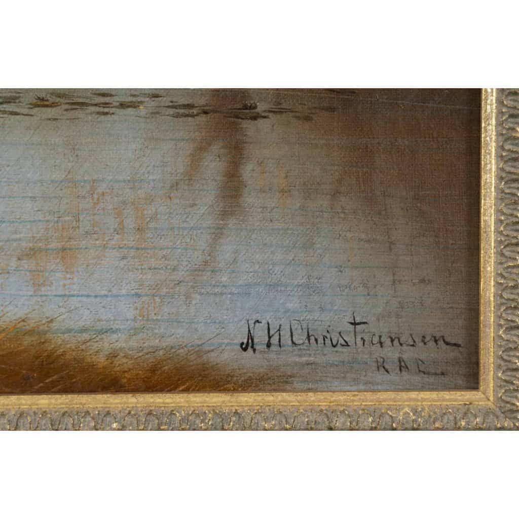 Nils Hans CHRISTIANSEN (1850-1922), La forêt 9