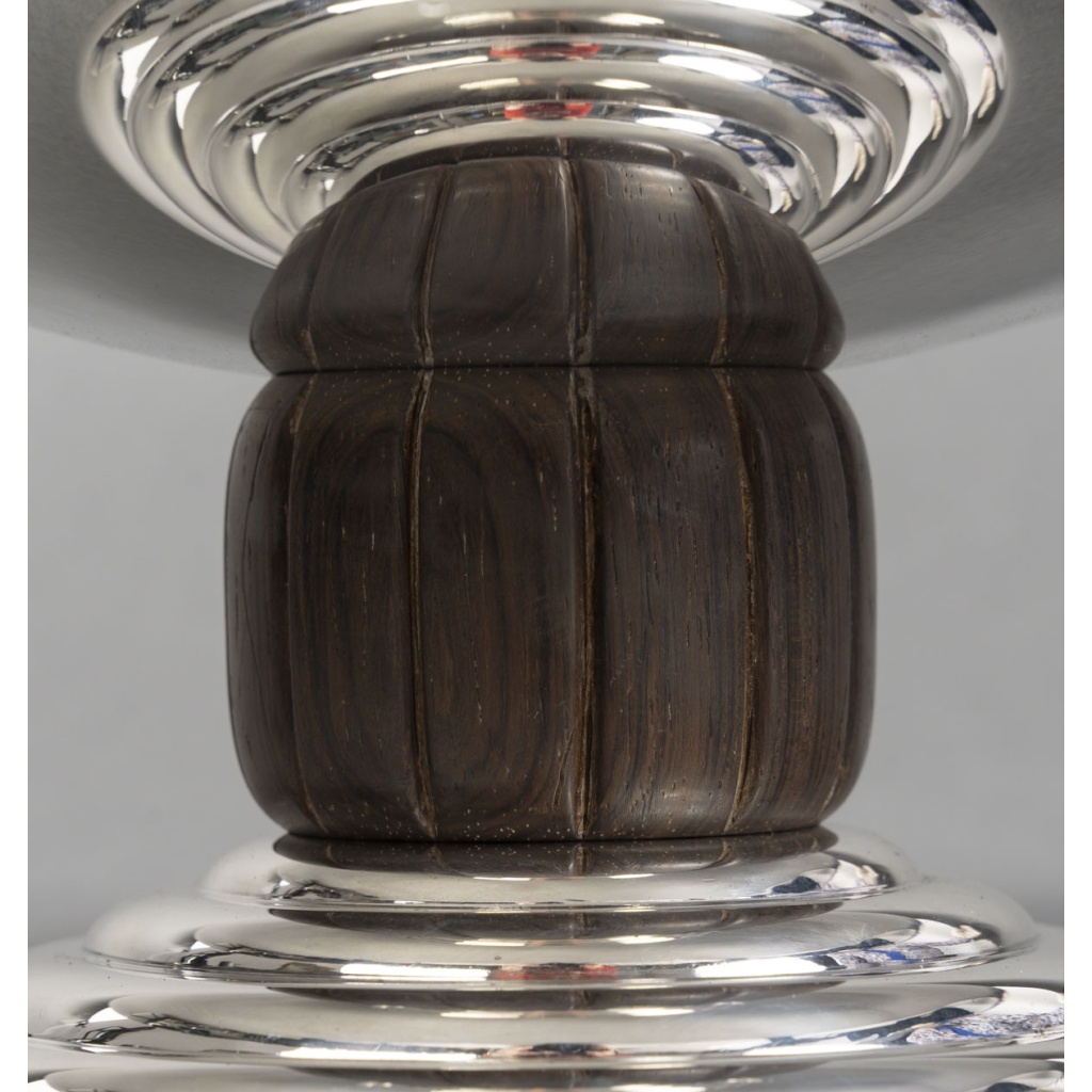 JEAN PUIFORCAT – CENTRE DE TABLE en argent massif ART DECO vers 1930 7