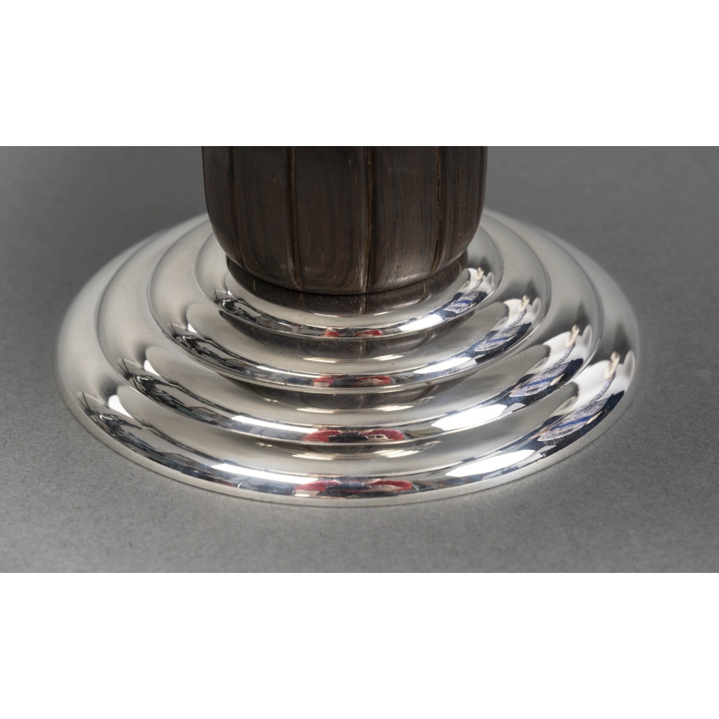 JEAN PUIFORCAT – CENTRE DE TABLE en argent massif ART DECO vers 1930 8