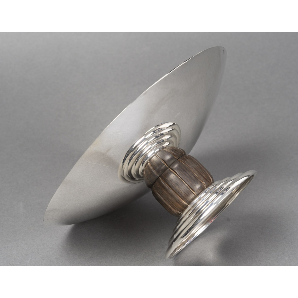 JEAN PUIFORCAT – CENTRE DE TABLE en argent massif ART DECO vers 1930 9