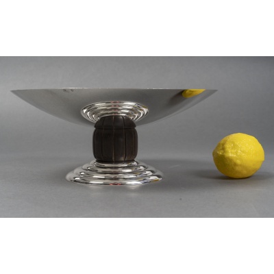 JEAN PUIFORCAT – CENTRE DE TABLE en argent massif ART DECO vers 1930 3