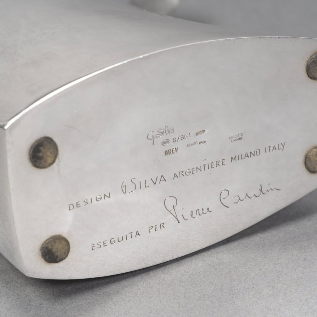 Pierre Cardin – Verseuse couverte en argent massif Milan – Circa 1970 17