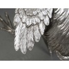ESCHWEGE Paire de coqs combattant, argent massif circa 1950 46 ESCHWEGE Paire de coqs combattant, argent massif circa 1950 46