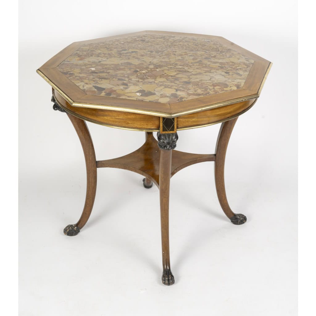 Table de salon Directoire. Circa 1820 11