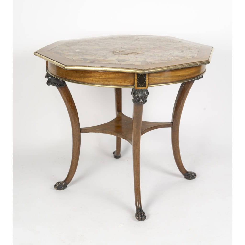 Table de salon Directoire. Circa 1820 5