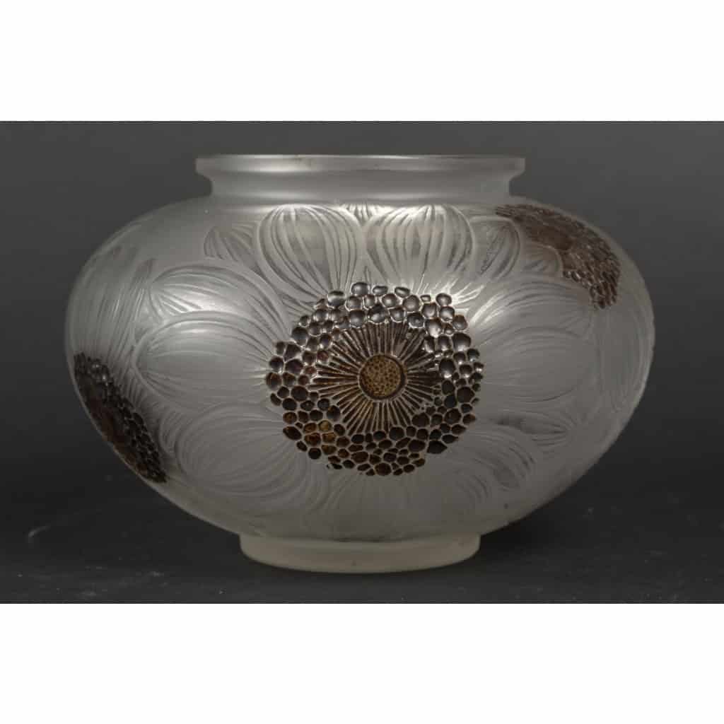 1923 – René Lalique Vase « DAHLIAS » 5