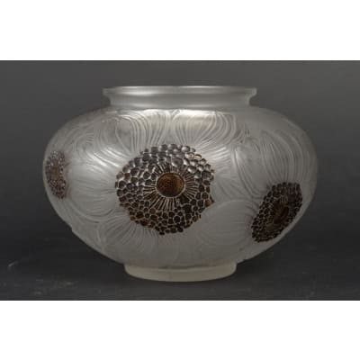 1923 – René Lalique Vase « DAHLIAS » 3