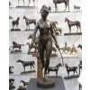 Sculpture – Diane Chasseresse , Jean – Antoine Houdon (1741-1828) – Bronze 12