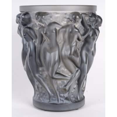 Lalique France – Vase Bacchantes Cristal Bronze – Neuf 3 Lalique France – Vase Bacchantes Cristal Bronze – Neuf 3