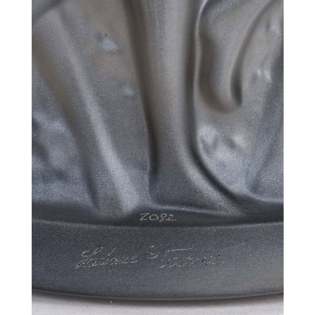 Lalique France – Vase Bacchantes Cristal Bronze – Neuf 8