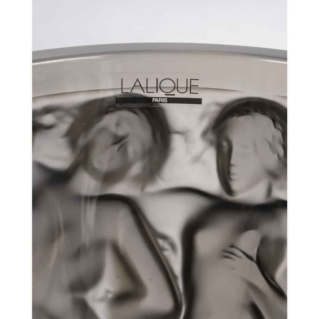Lalique France – Vase Bacchantes Cristal Bronze – Neuf 9