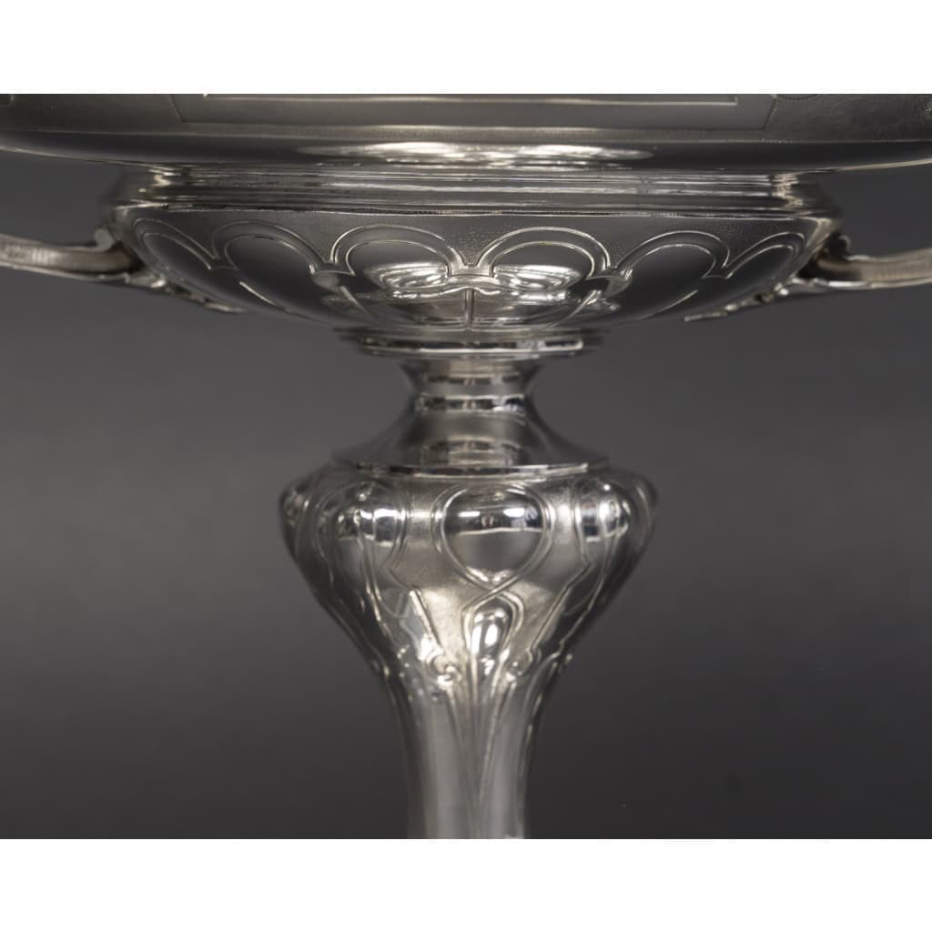 Gustave ODIOT – Centre de table en argent massif néoclassique XIXe 5