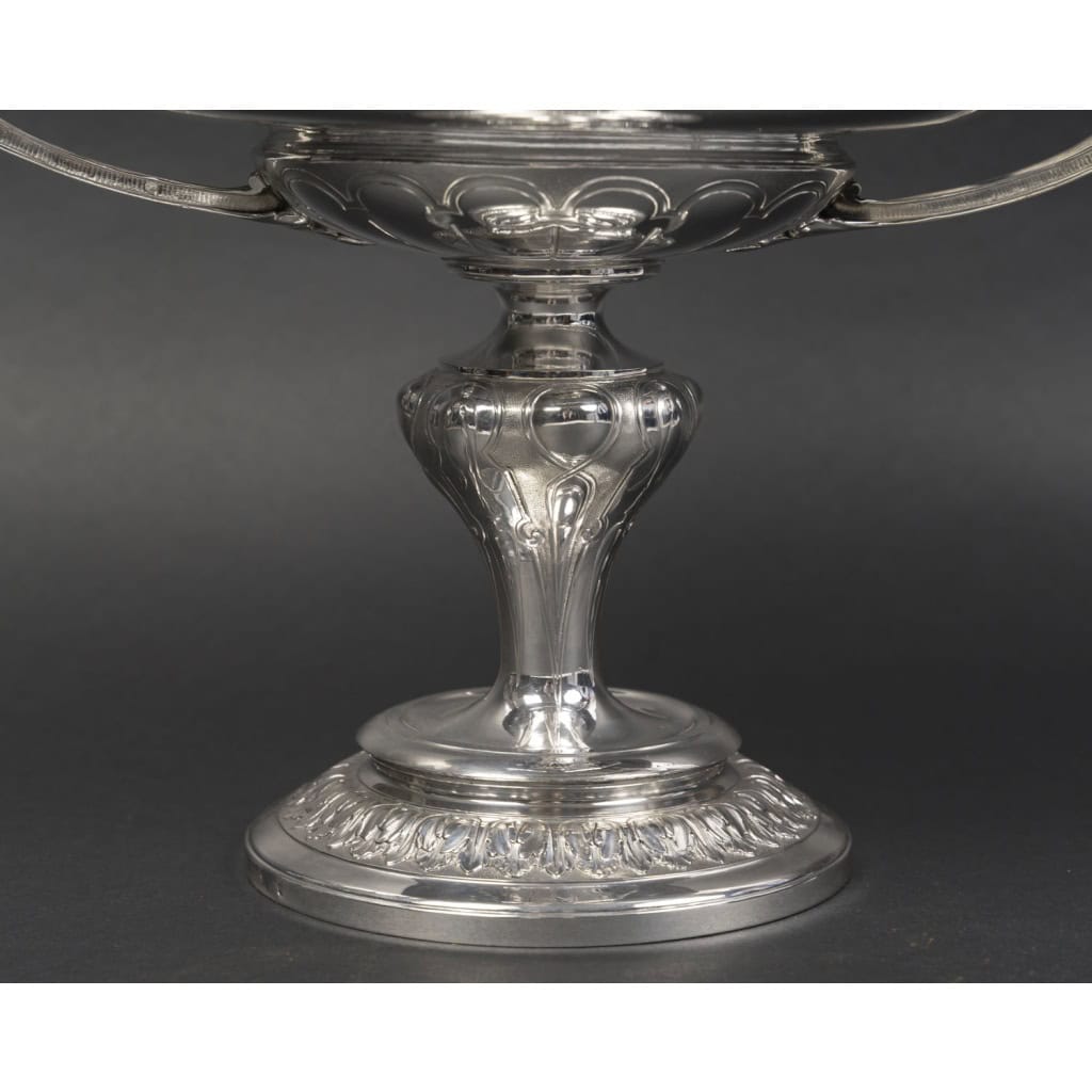 Gustave ODIOT – Centre de table en argent massif néoclassique XIXe 6