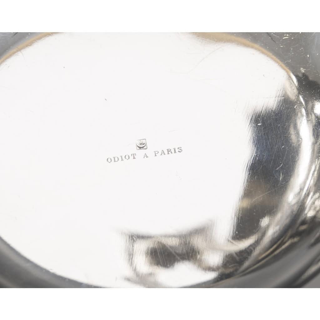 Gustave ODIOT – Centre de table en argent massif néoclassique XIXe 11