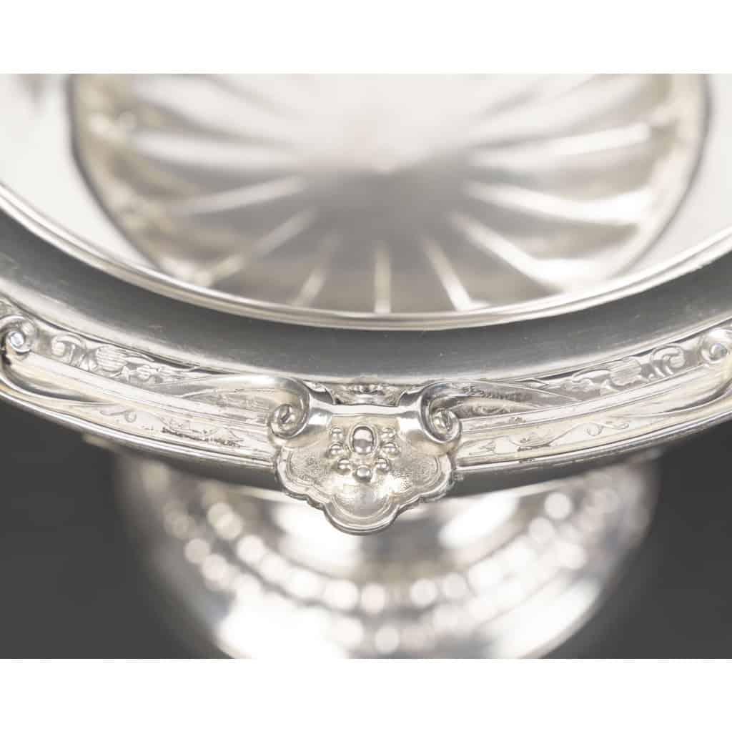 Gustave ODIOT – Centre de table en argent massif néoclassique XIXe 12