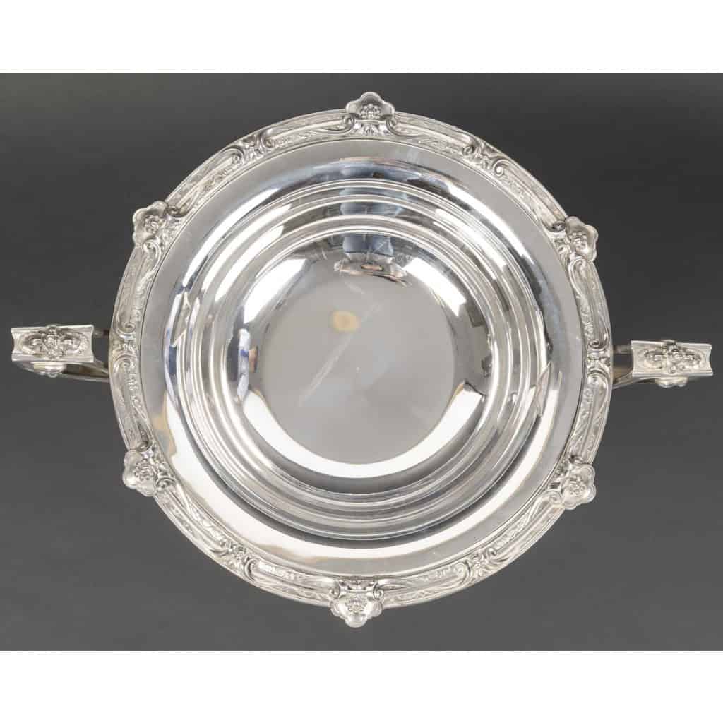 Gustave ODIOT – Centre de table en argent massif néoclassique XIXe 14