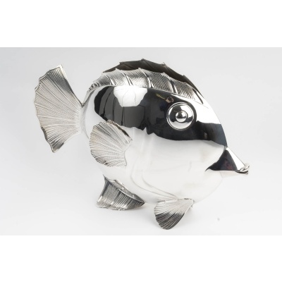 Fratelli Cacchione, Vase poisson Milan, Italie Vers 1970–1980 Fratelli Cacchione, Vase poisson Milan, Italie Vers 1970–1980
