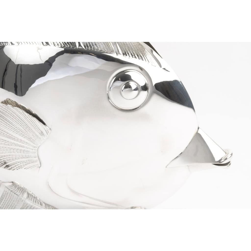 Fratelli Cacchione, Vase poisson Milan, Italie Vers 1970–1980 9 Fratelli Cacchione, Vase poisson Milan, Italie Vers 1970–1980 9