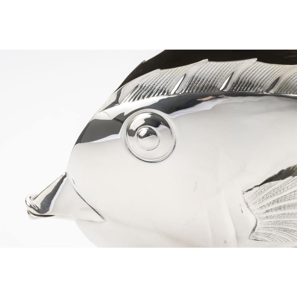 Fratelli Cacchione, Vase poisson Milan, Italie Vers 1970–1980 18 Fratelli Cacchione, Vase poisson Milan, Italie Vers 1970–1980 18