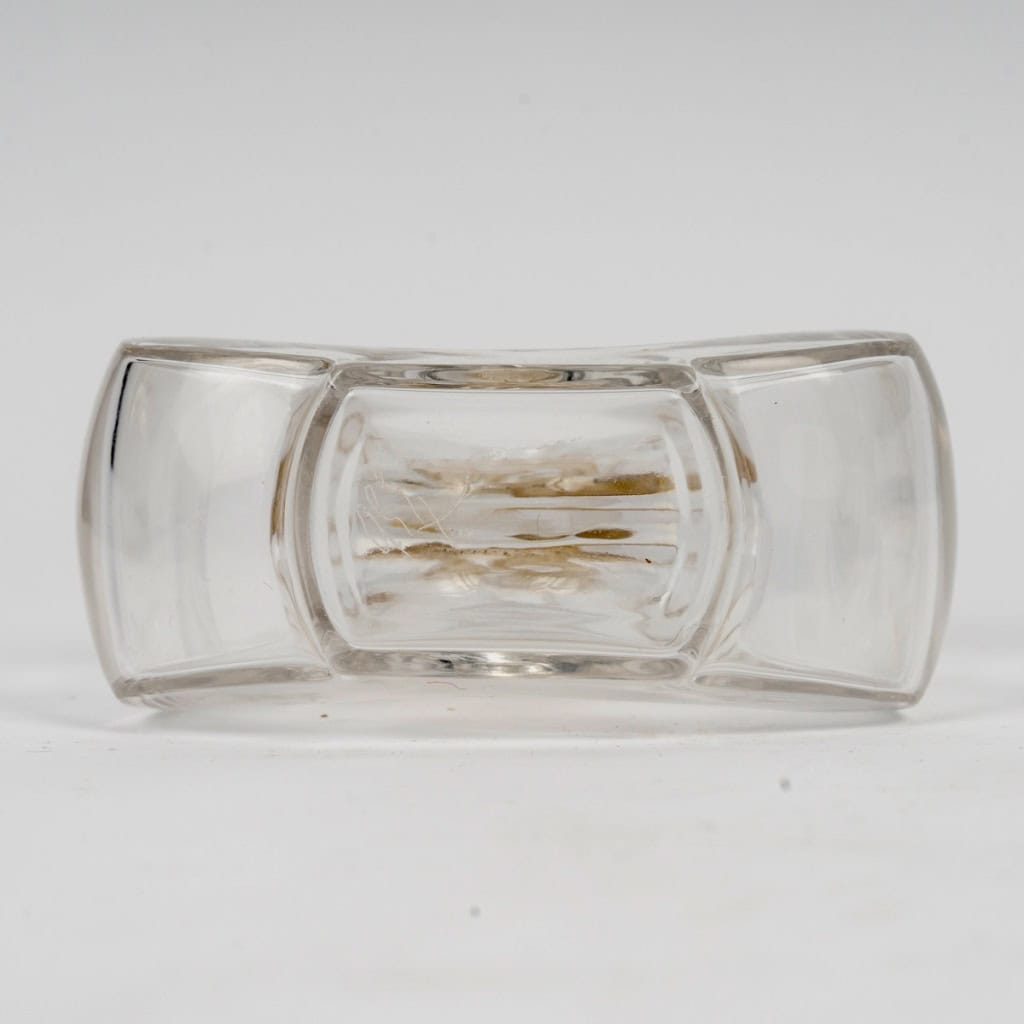 1912 René Lalique – Flacon La Sirène Verre Blanc Patiné Sépia pour Burmann 7