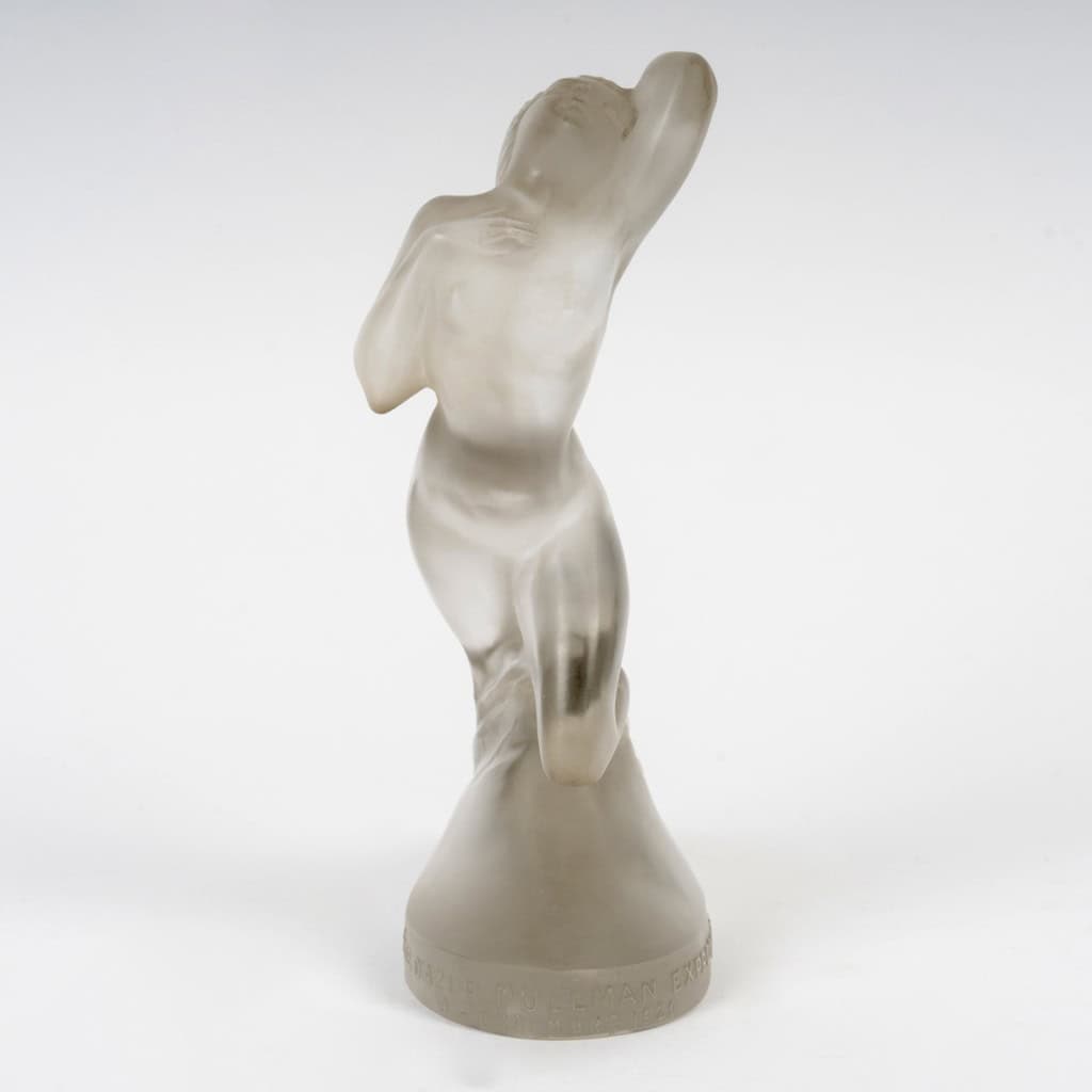 1929 René Lalique – Statuette Côte d’Azur Pullman Express Verre Blanc 6