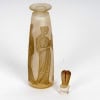 1910 René Lalique – Flacon Ambre Antique Verre Blanc Patiné Sépia pour Coty 24