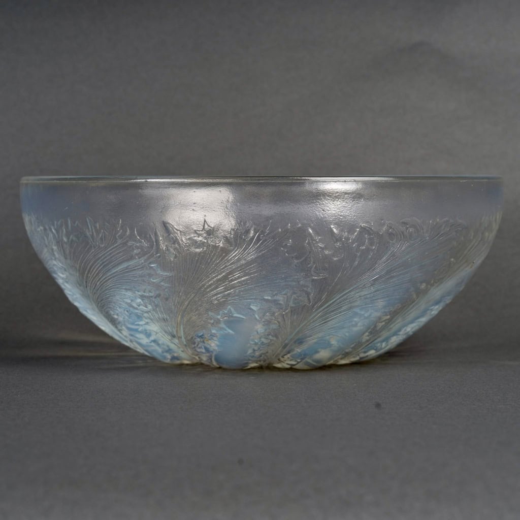 1921 René Lalique- Coupe Chicorée Verre Opalescent 5