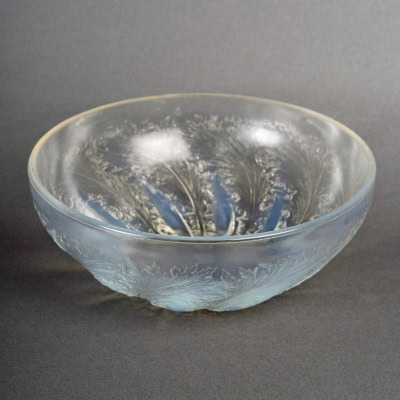 1921 René Lalique- Coupe Chicorée Verre Opalescent