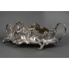 JARDINIERE ROCAILLE EN ARGENT MASSIF INTERIEUR EN LAITON EPOQUE NAPOLEON III 17