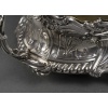JARDINIERE ROCAILLE EN ARGENT MASSIF INTERIEUR EN LAITON EPOQUE NAPOLEON III 30