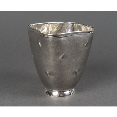 Vase en argent massif Italie, Alessandria, CESA SC Circa 1990