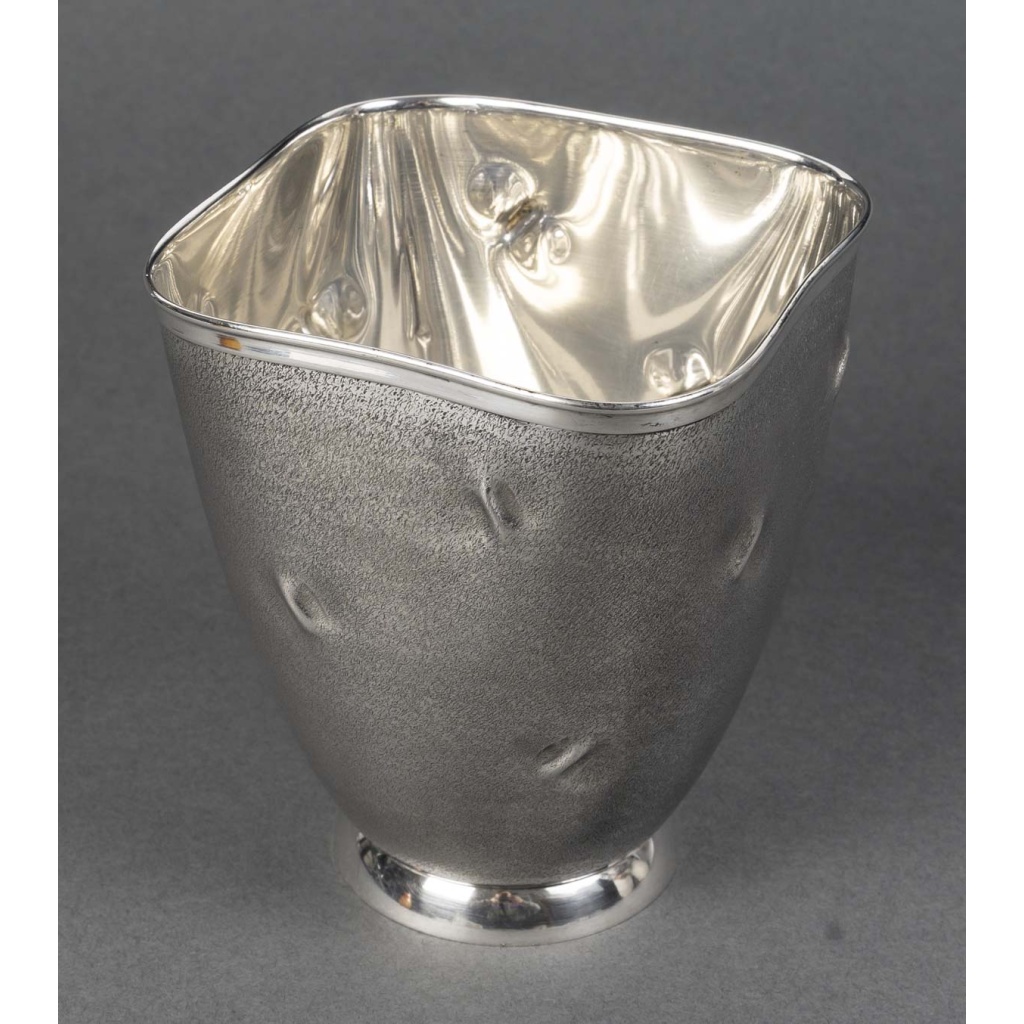 Vase en argent massif Italie, Alessandria, CESA SC Circa 1990 10