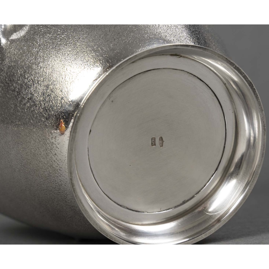 Vase en argent massif Italie, Alessandria, CESA SC Circa 1990 13