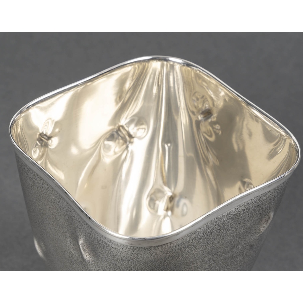 Vase en argent massif Italie, Alessandria, CESA SC Circa 1990 15