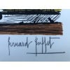 BUFFET Bernard Bouquet tulipes oranges Lithographie Couleurs Signée certificat d’authenticité 19