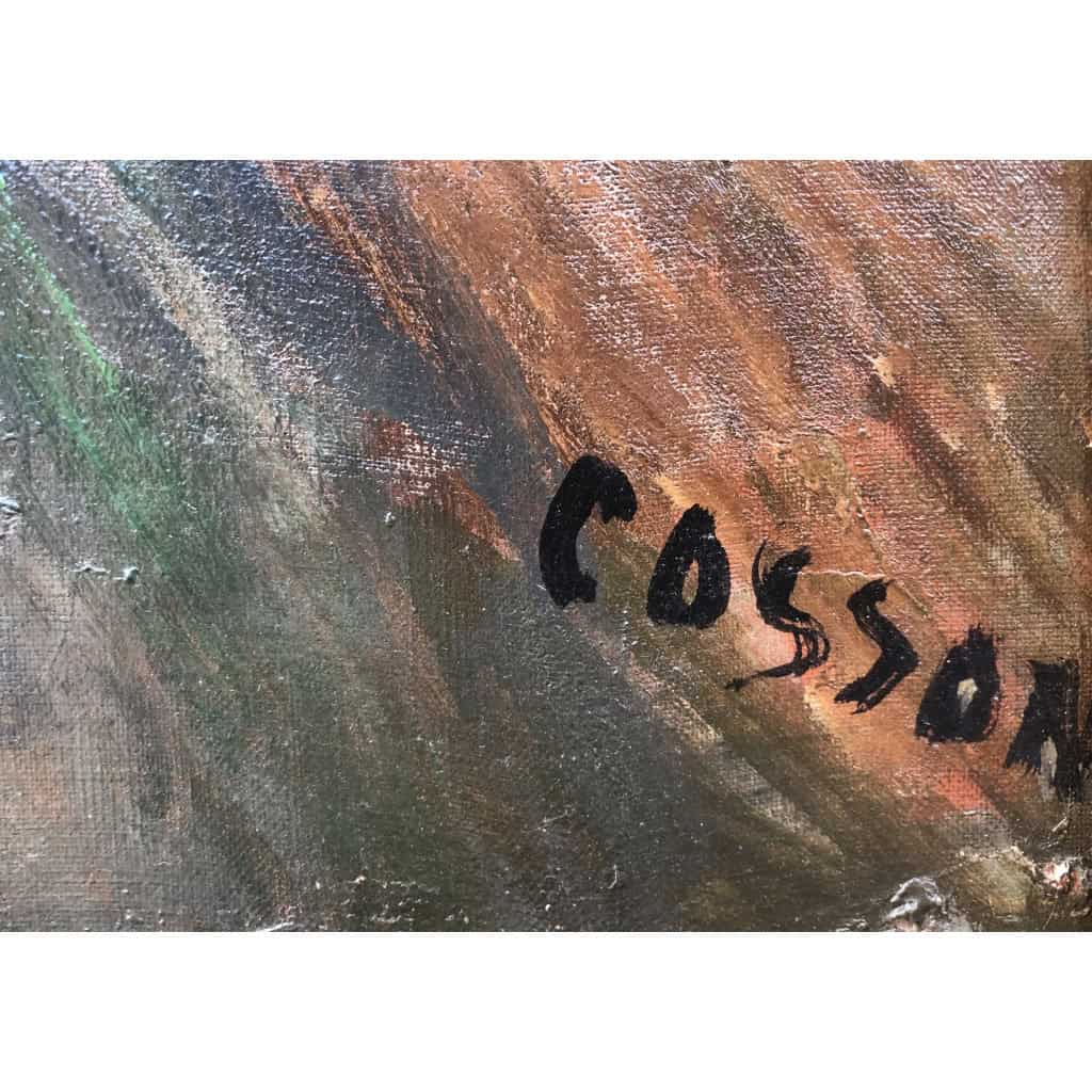 COSSON Marcel Peinture 20è Siècle l’Opéra de Paris L’habillage avant la représentation Huile Sur Toile Signée Certificat 5