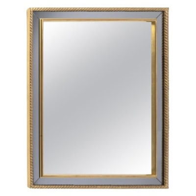 Miroir de 1960 avec parcloses de la Maison Roche.