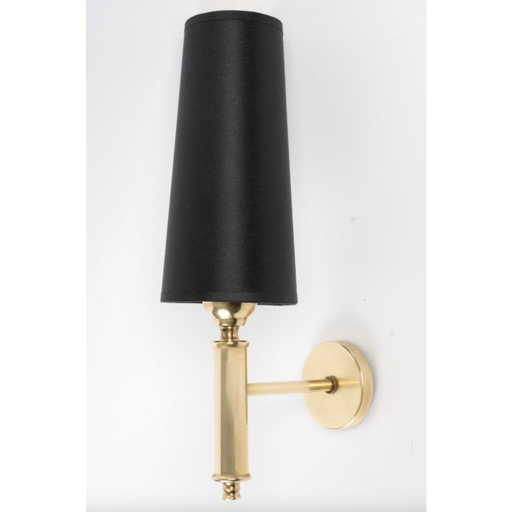 1970 Paire d’appliques murales Maison Roche 4