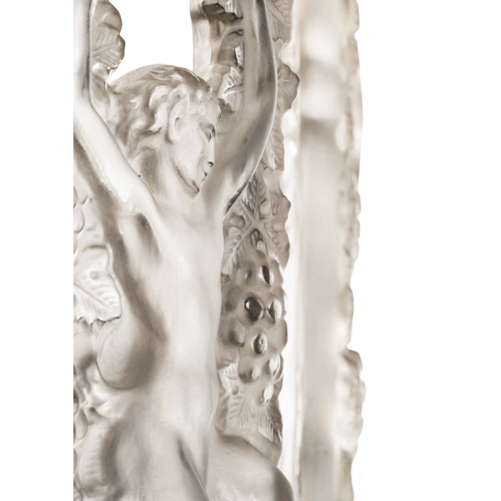 1948 Marc Lalique – Lustre Faunes Verre Blanc 5