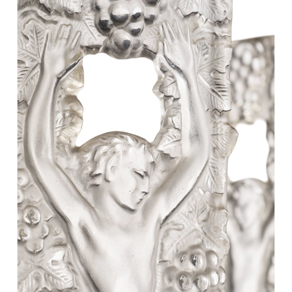 1948 Marc Lalique – Lustre Faunes Verre Blanc 4