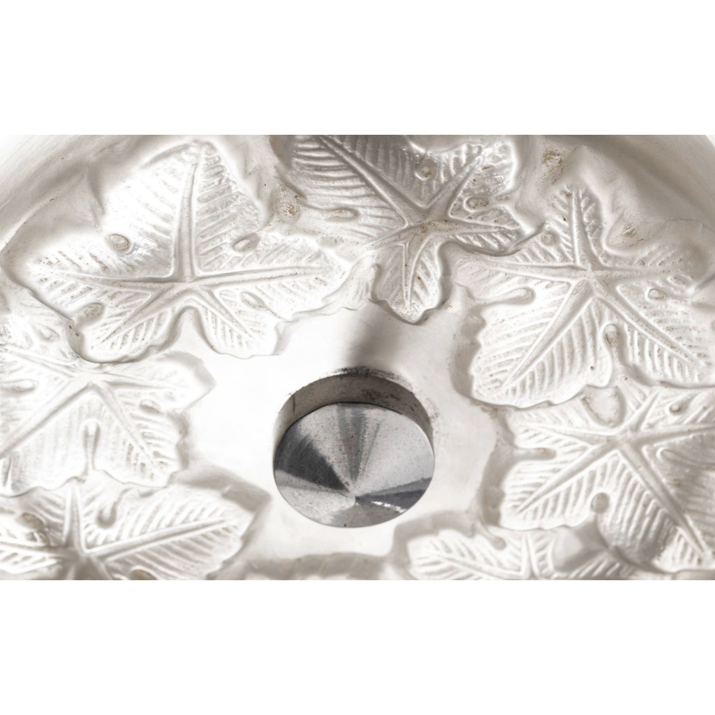 1948 Marc Lalique – Lustre Faunes Verre Blanc 6