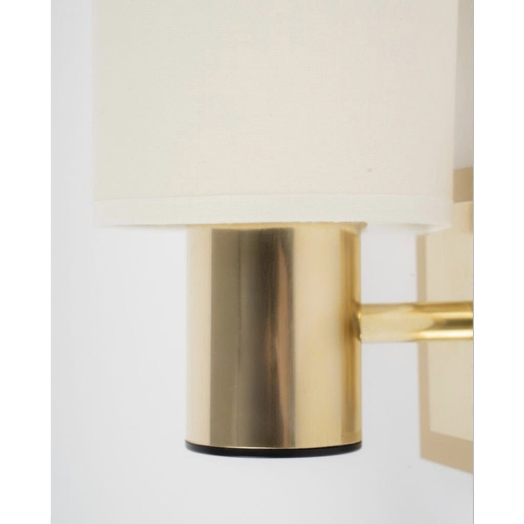 Paire d&rsquo;appliques en laiton Gaetano Sciolari des années 1960 8