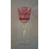 5 grands verres Roemer de couleur, beau modèle de la cristallerie de Lorraine 14