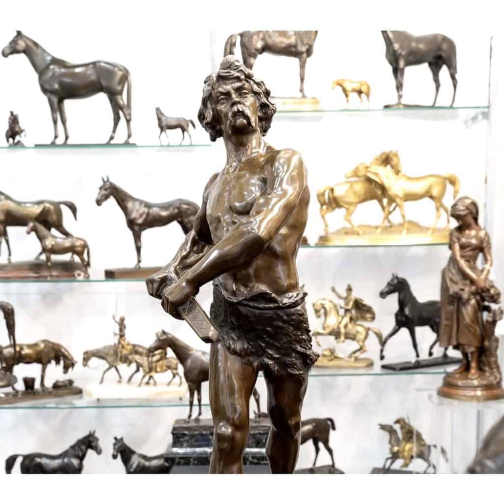 Sculpture – Pro Aris et Focis , Henri Fugère (1872-1944) – Bronze 6