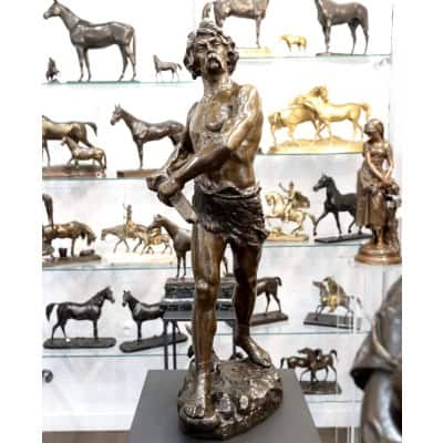 Sculpture – Pro Aris et Focis , Henri Fugère (1872-1944) – Bronze
