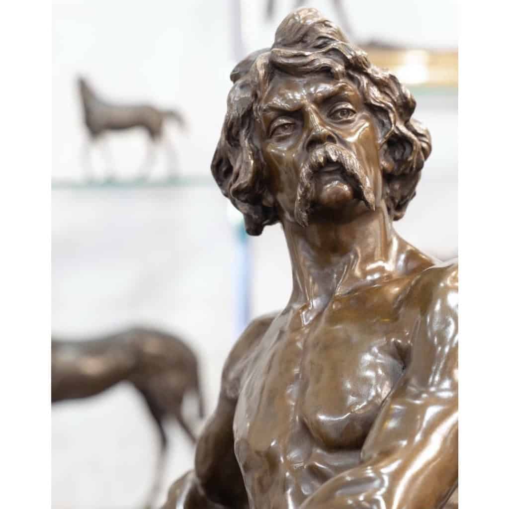 Sculpture – Pro Aris et Focis , Henri Fugère (1872-1944) – Bronze 7