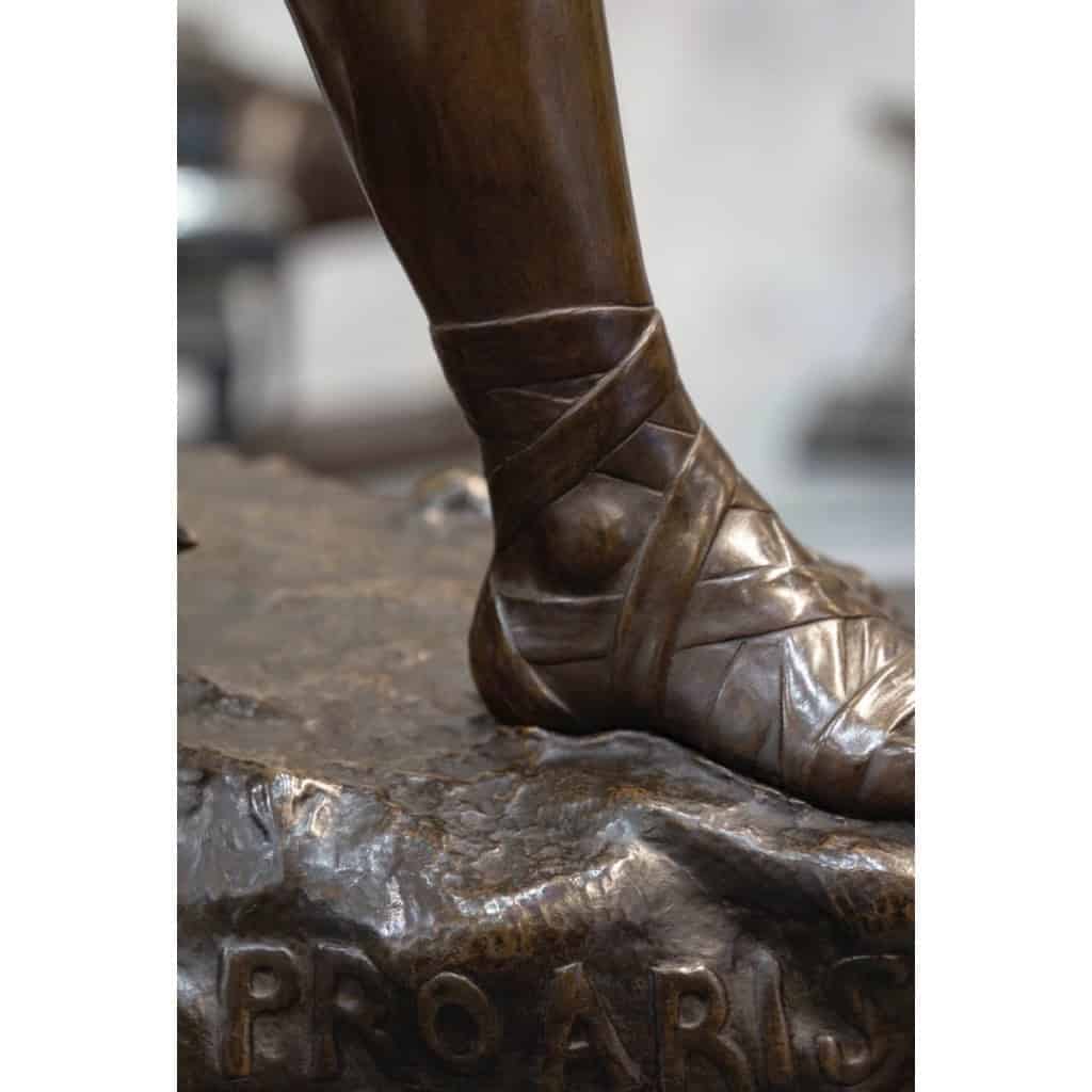Sculpture – Pro Aris et Focis , Henri Fugère (1872-1944) – Bronze 12