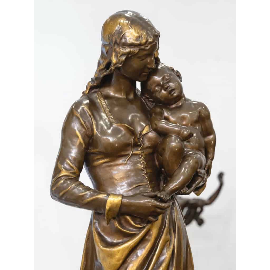 Sculpture – Clotilde De Surville , Jean Gautherin (1840-1890) – Bronze 8