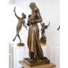 Sculpture – Clotilde De Surville , Jean Gautherin (1840-1890) – Bronze 22
