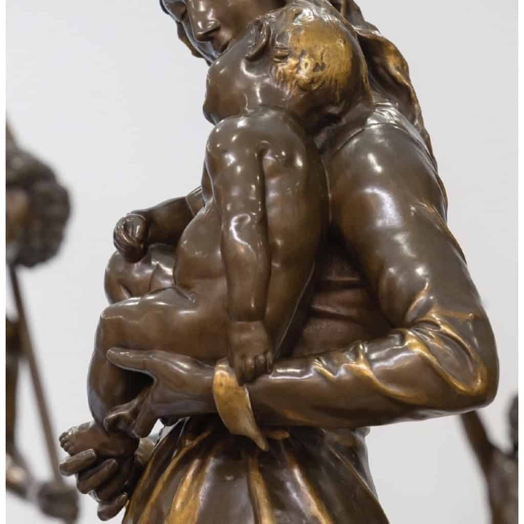 Sculpture – Clotilde De Surville , Jean Gautherin (1840-1890) – Bronze 11